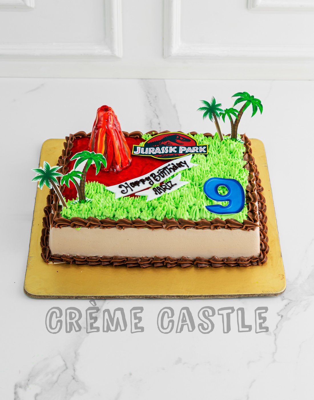 Trampoline Park Party Cake - Ashlee Marie - real fun with real food