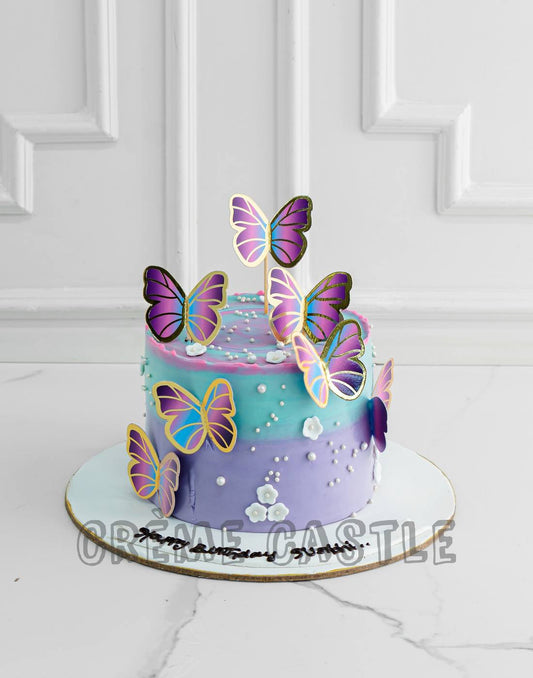 Butterfly Cake - Creme Castle