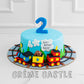 Train Track Cake