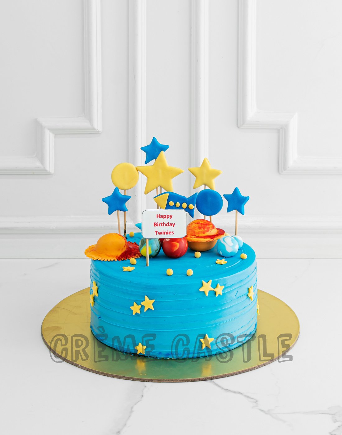 1 Set Space Planet Cake Toppers Cake Insert Baby Birthday Party Cake  Decoration | eBay