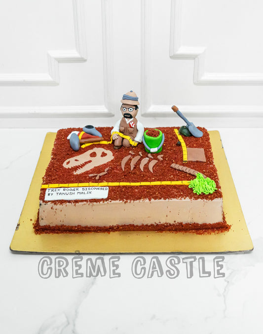 Palaeontologist Theme Cake