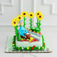 Gardening Fan Cake