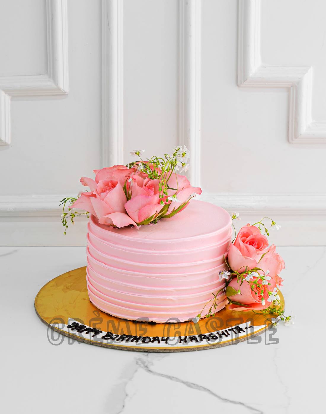 Pink Rosy Cake