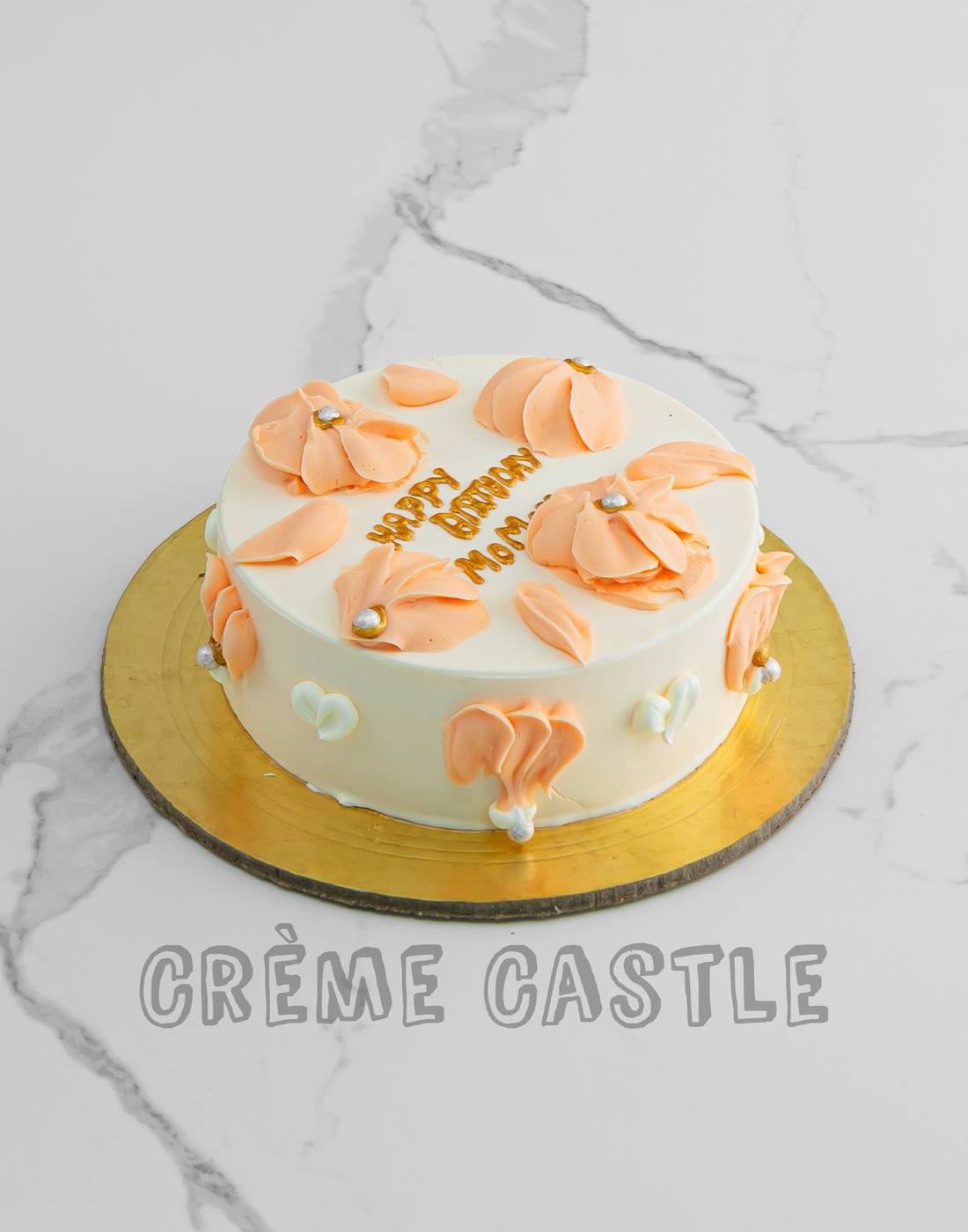 Creamy Peach Cake