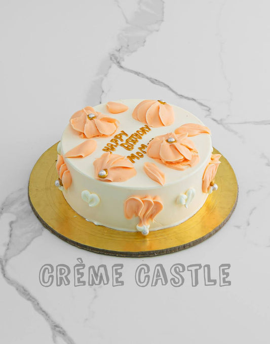 Creamy Peach Cake