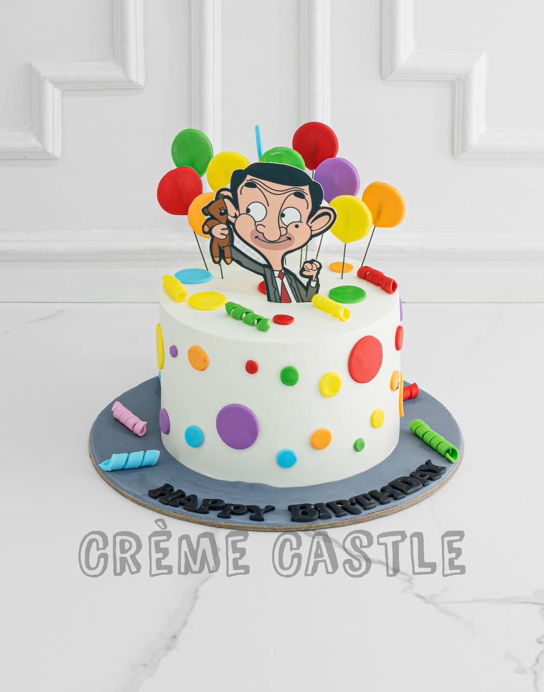 Mr Bean Balloons Cake