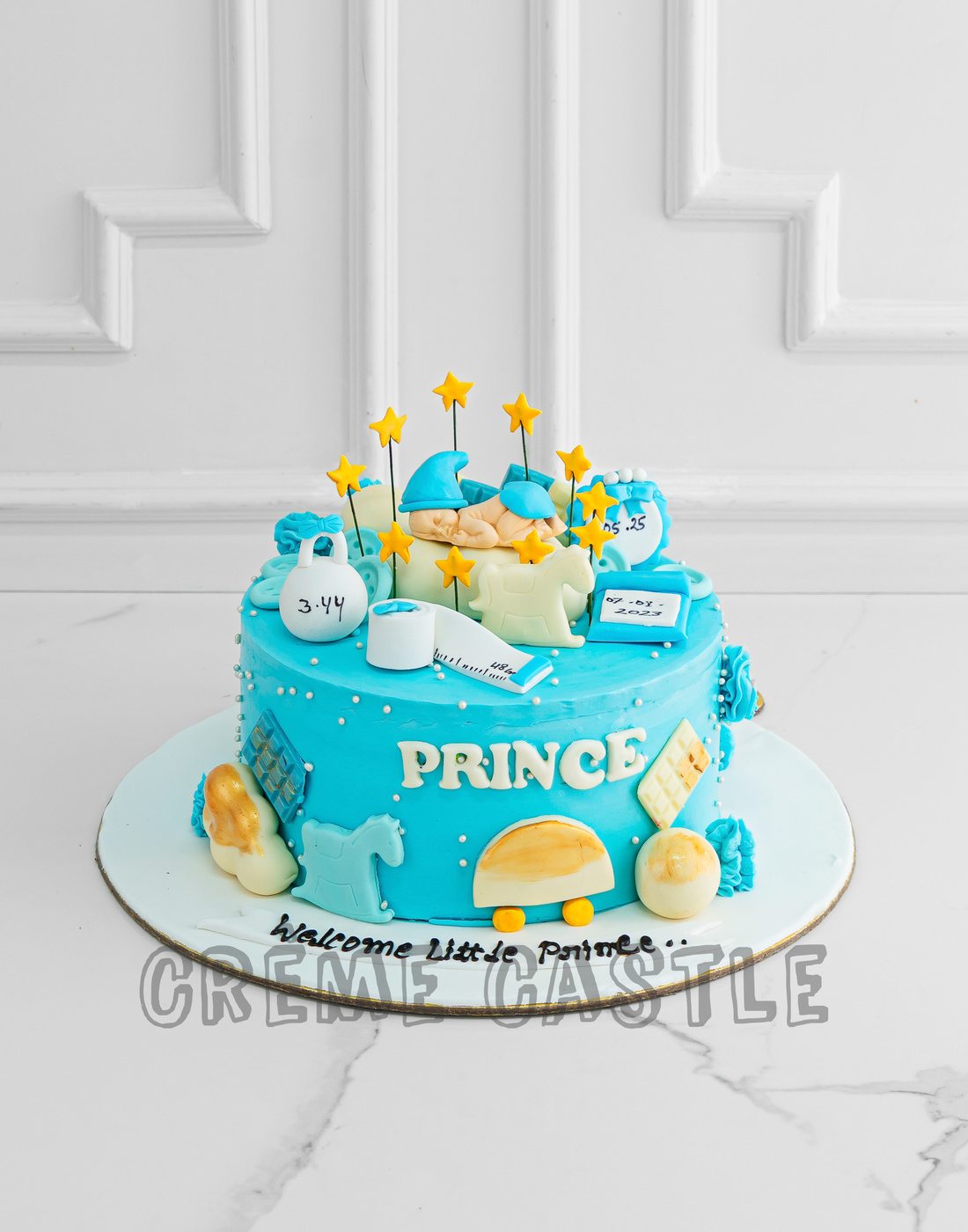 New Born Baby Cakes | Kids Cake Designs Noida & Gurgaon - Creme Castle