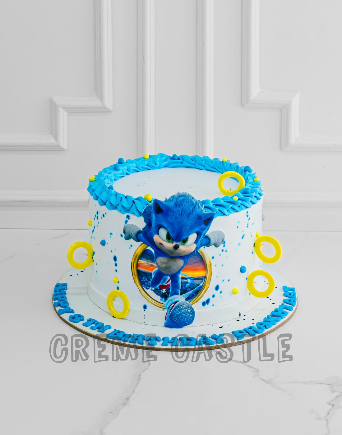 Sonic the Hedgehog Cake | How to Decorate a Sonic Cake - YouTube