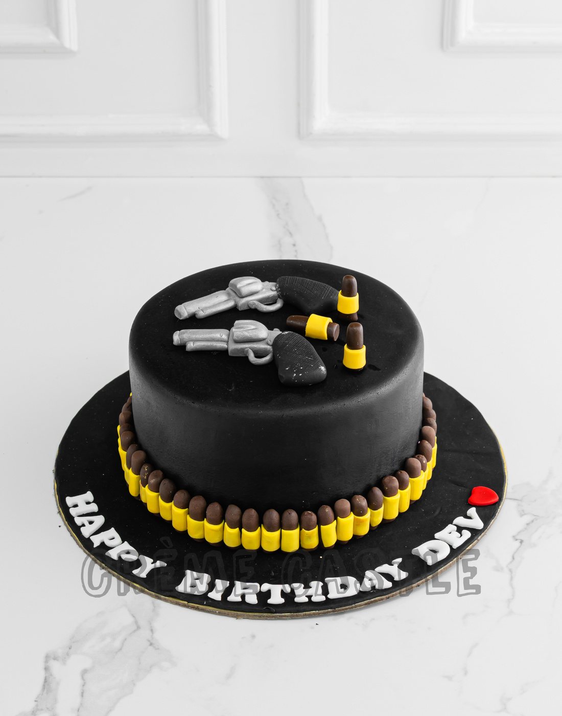 Bullet Gun Cake