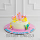 Bees Butterfly Cake