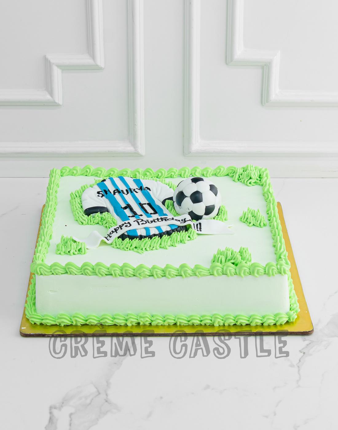 Football Themed Fondant Cake 3.5 Kg : Gift/Send QFilter Gifts Online  HD1117557 |IGP.com