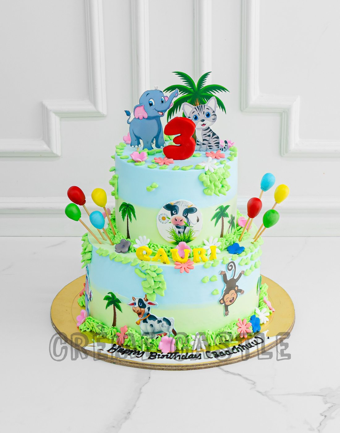 Jungle Cutout Cake