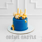 Gold Ball Macaron Cake