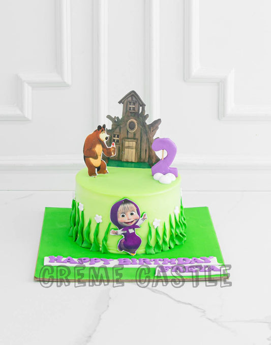 Masha House Cake