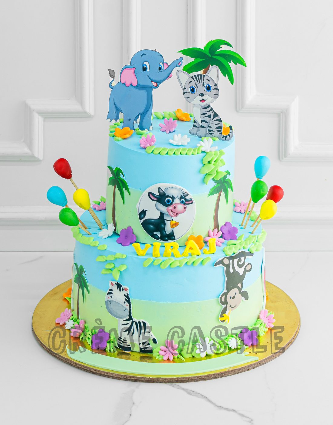 Jungle Cutouts Cake