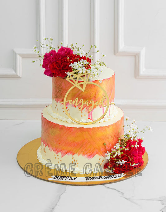 Ethnic Hand Painted Cake