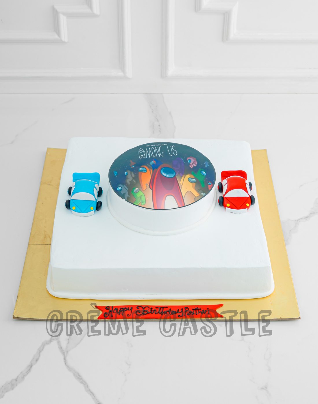 Among Us Car Cake