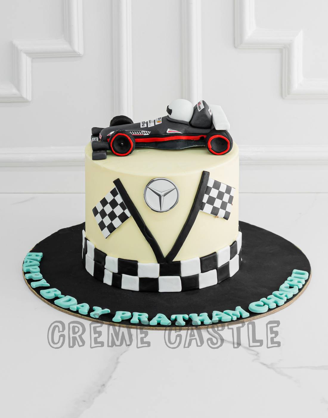 Formula 1 Car Race Cake, A Customize Car Race cake