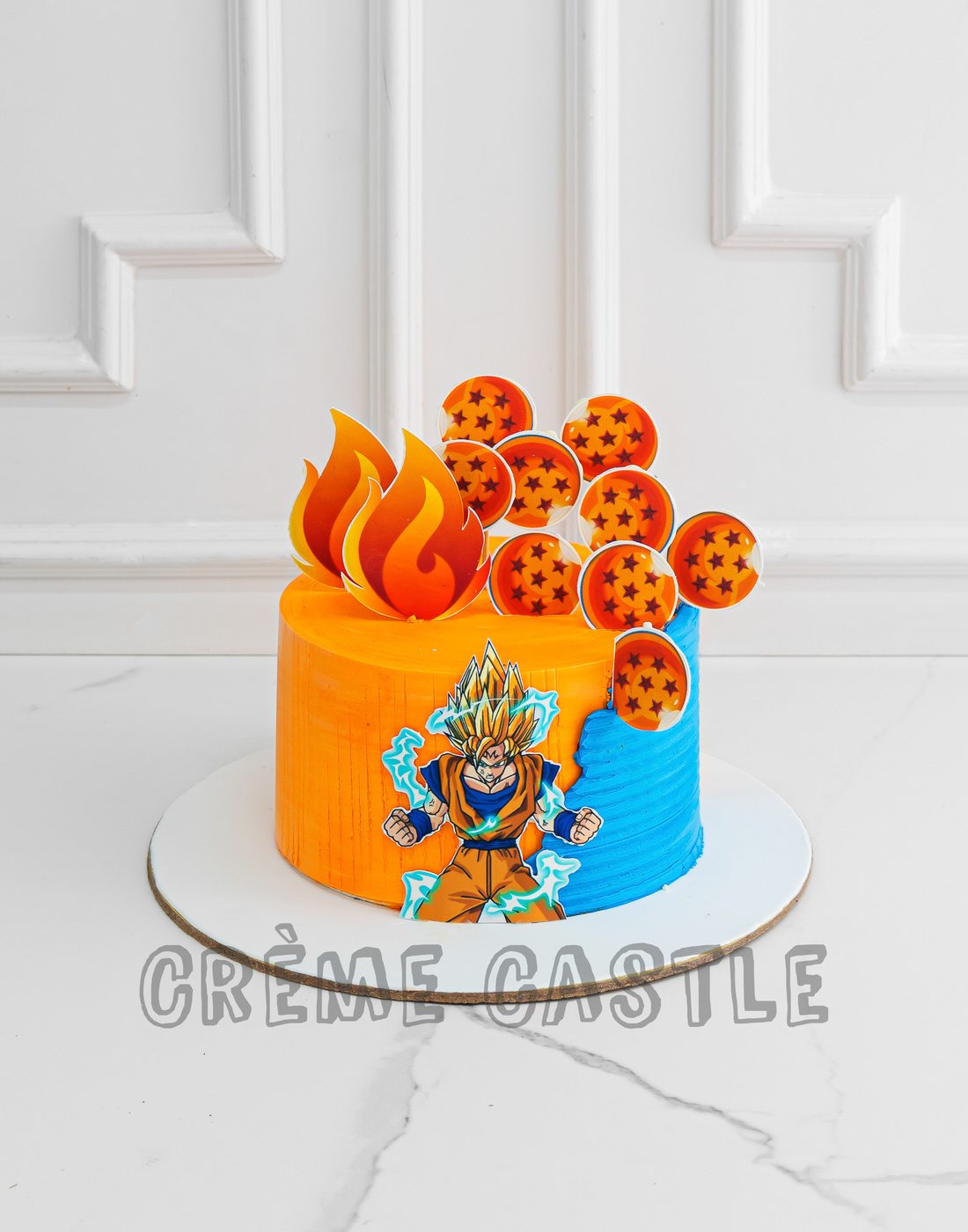 Goku Fire Cake
