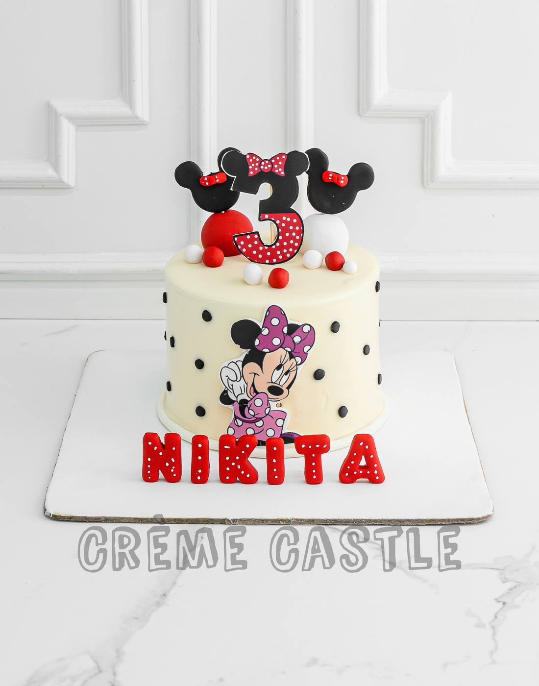 Minnie Mouse Ears Cake