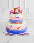 Ombre Reading Cake