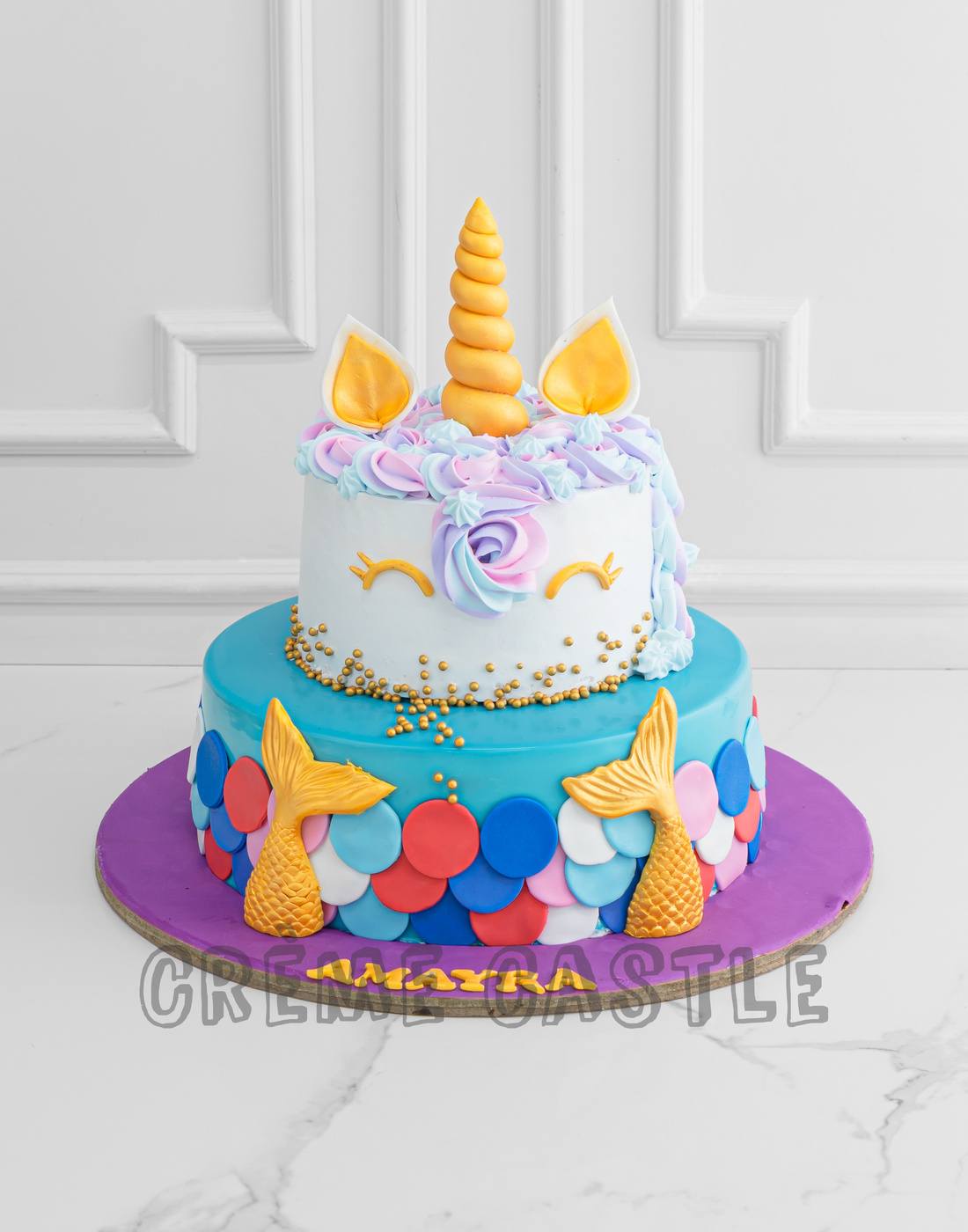 Mermaid Unicorn Cake