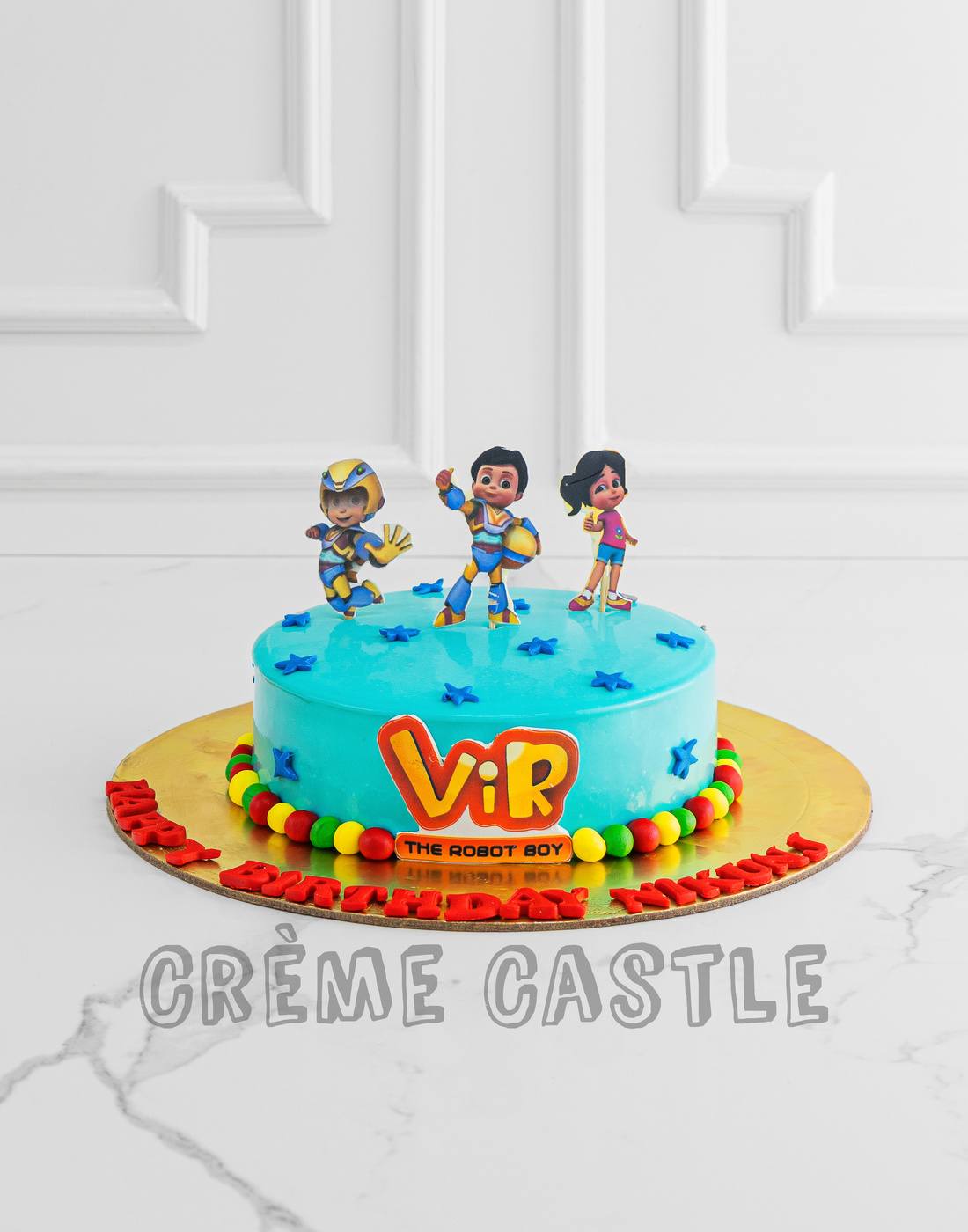 Vir Cutout Cake