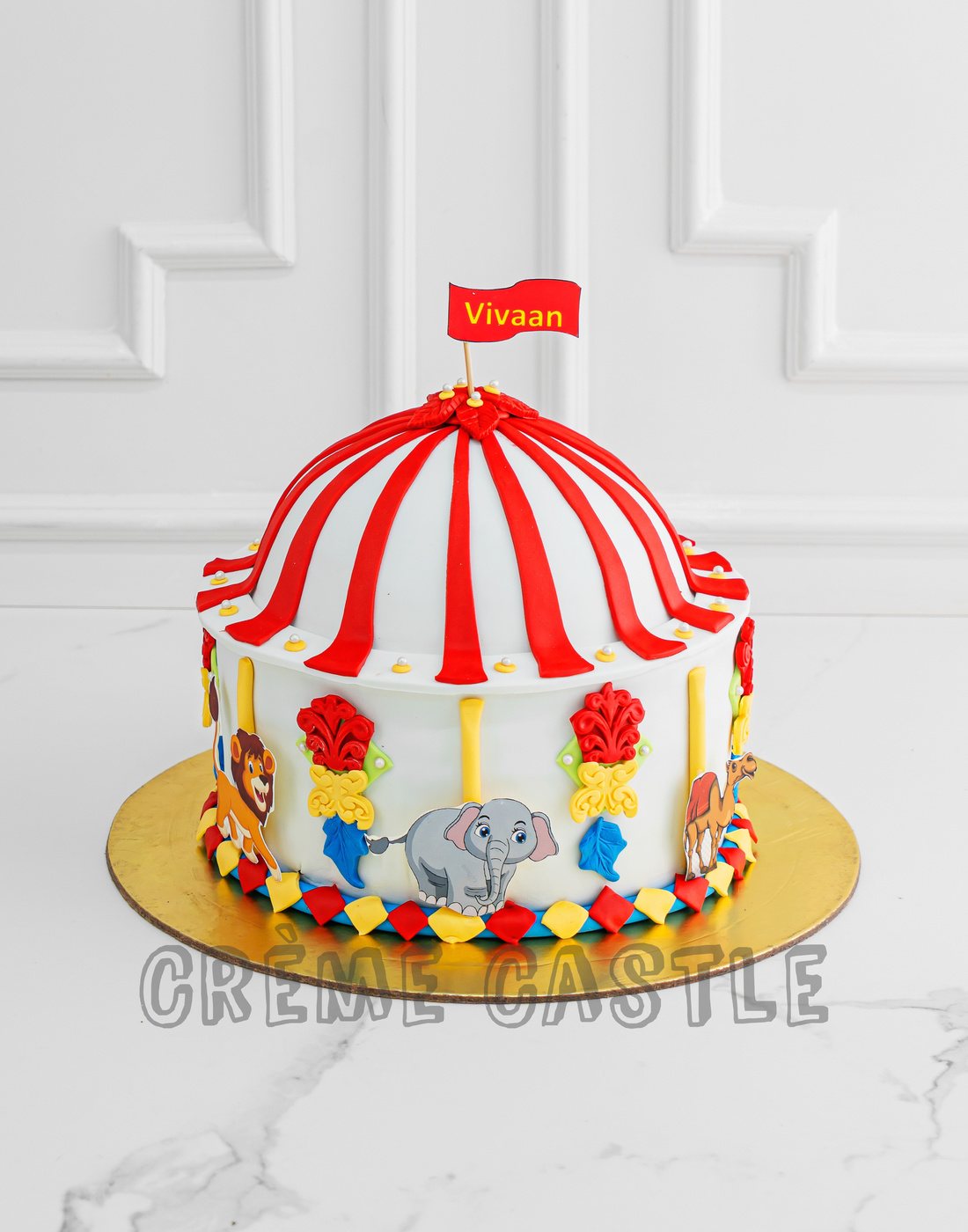 Carnival and Animals Cake