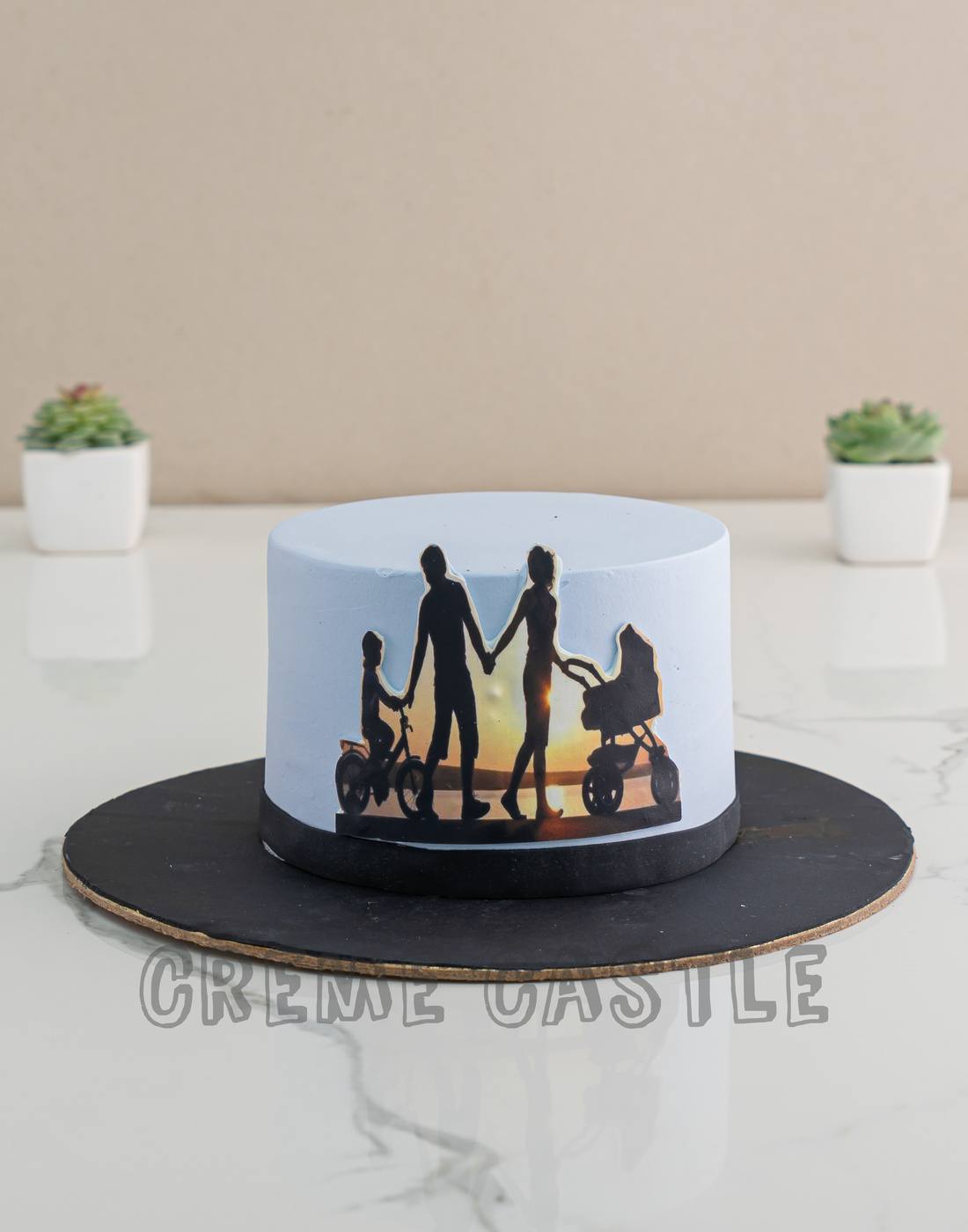 Family Sunset Cake