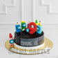 Among Us Playing Cake