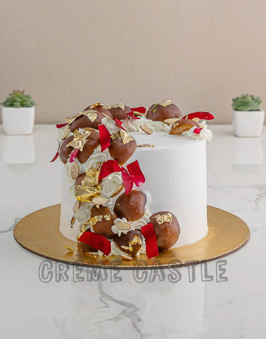 Gulab Jamun Cake