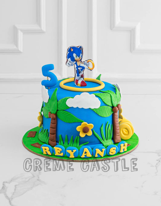 Sonic Hedgehog Cake