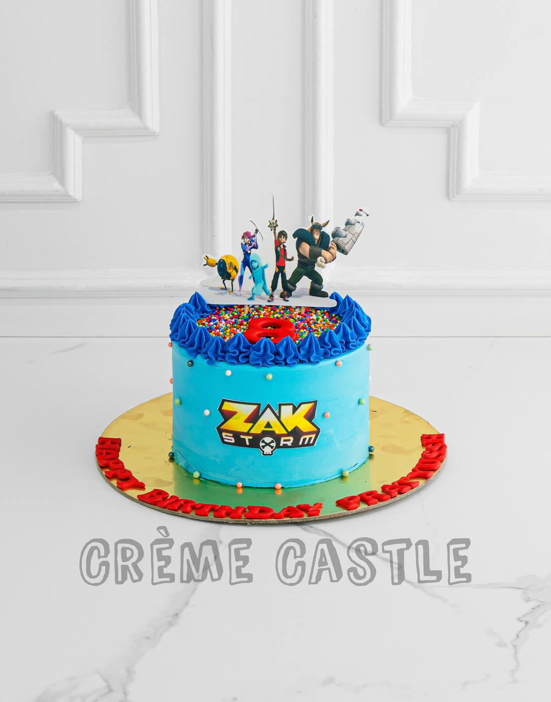 ZAK storm Theme Cake