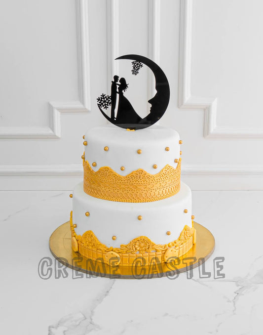 Golden Jubilee Cake | Creme Castle