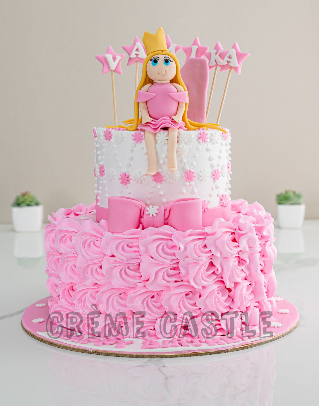 Princess Tiara Tier Cake