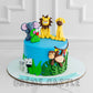 Jungle Friends Cake