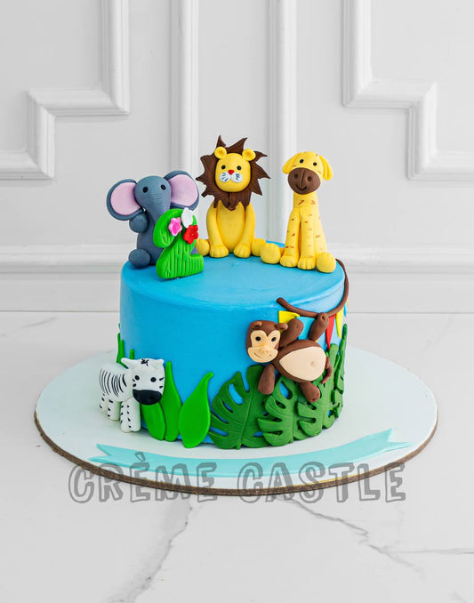 Jungle Friends Cake