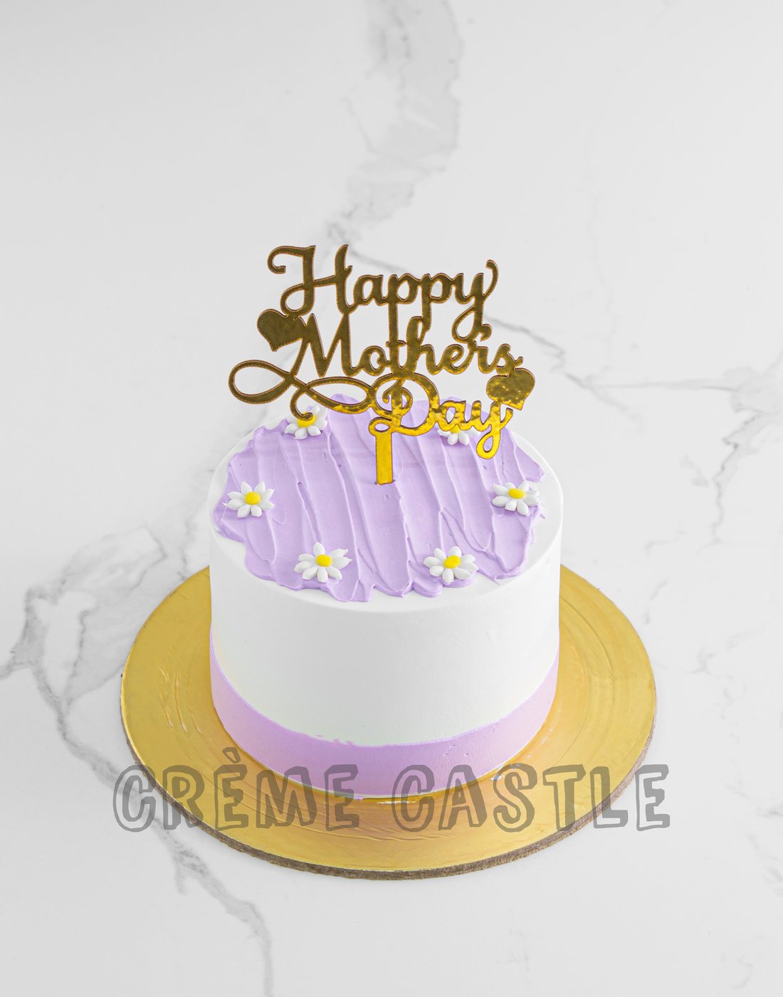 Purple Mothers Day Cake