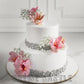 Peach Wedding Cake | Creme Castle