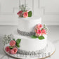 Pink Rose Wedding Cake | Creme Castle