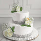 White Rose Wedding Cake | Creme Castle