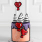 Comic Valentine Cake - Creme Castle