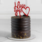 Chocolate Valentine Cake - Creme Castle
