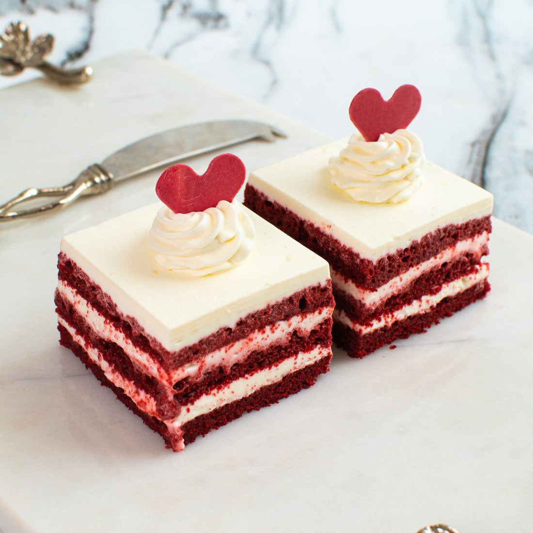 Red Velvet Pastry [Pack of 2] - Creme Castle