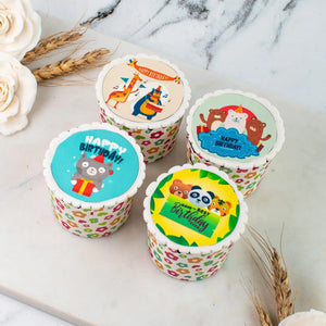 4 Customised Cupcakes