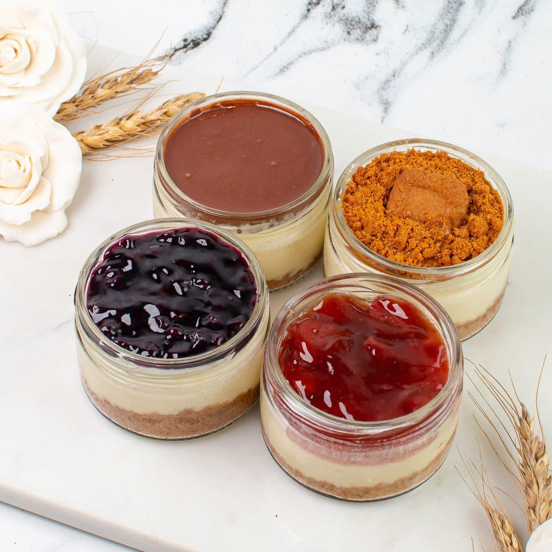 Cheesecake Jars [Pack of 4] - Creme Castle