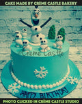 Olaf and snowmen