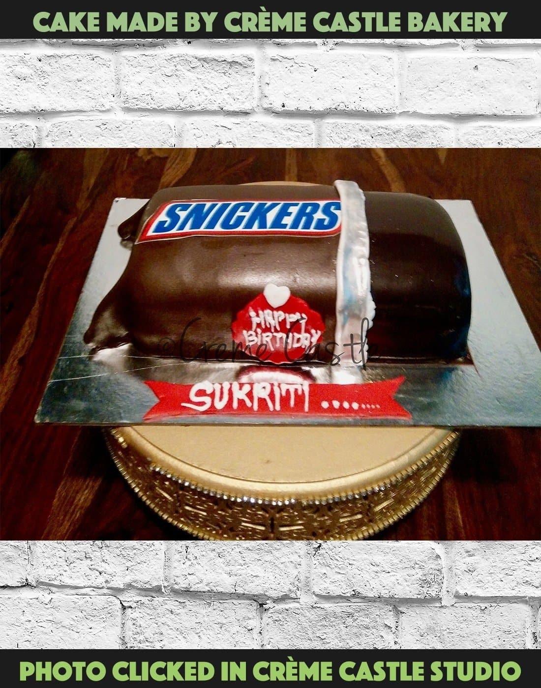 Roomys koek (Snickers and peanut butter brownie ice cream cake) | Kreatiewe  Kos Idees