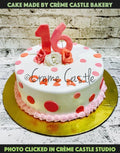 Pink floral Cake