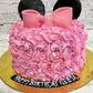 Minnie Mouse Cream Cake. Cake Designs for Baby Girl. Noida & Gurgaon